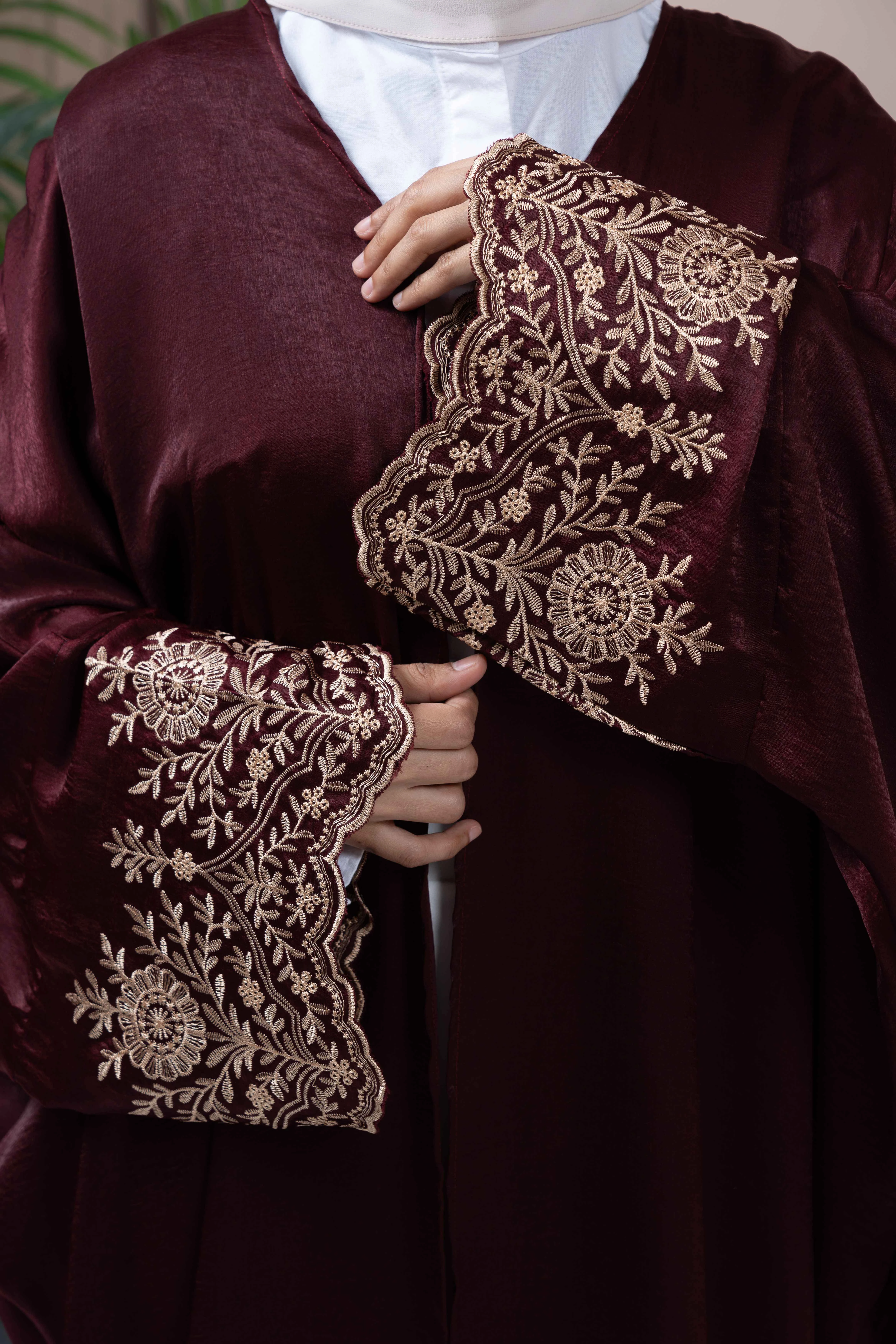 [Khadija] Burgundy