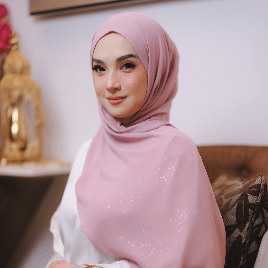 ADARAA GLITTER DUSTY MAUVE